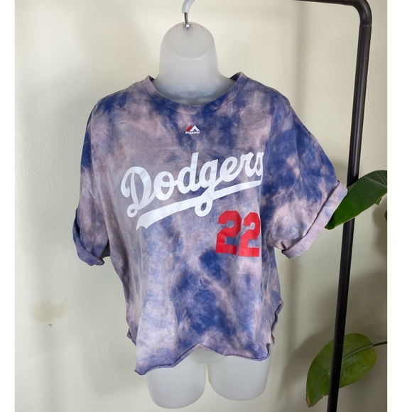 Majestic Tops - Dodgers Crop Top